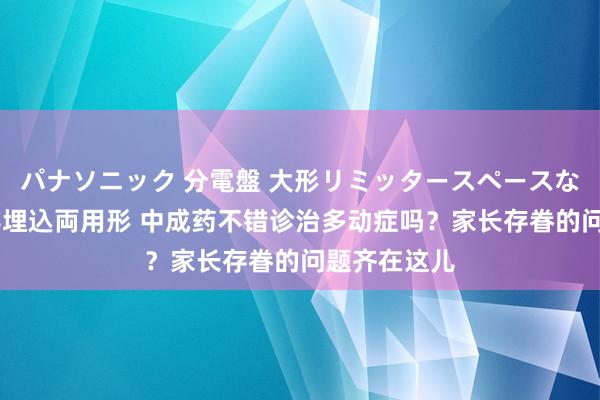 パナソニック 分電盤 大形リミッタースペースなし 露出・半埋込両用形 中成药不错诊治多动症吗？家长存眷的问题齐在这儿