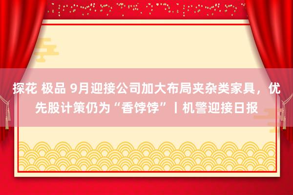 探花 极品 9月迎接公司加大布局夹杂类家具，优先股计策仍为“香饽饽”丨机警迎接日报