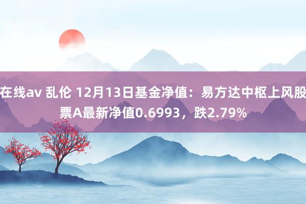 在线av 乱伦 12月13日基金净值：易方达中枢上风股票A最新净值0.6993，跌2.79%