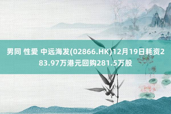 男同 性愛 中远海发(02866.HK)12月19日耗资283.97万港元回购281.5万股