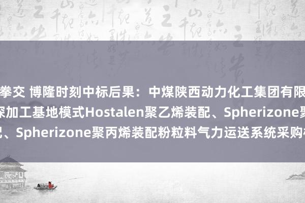 拳交 博隆时刻中标后果：中煤陕西动力化工集团有限公司中煤榆林煤炭深加工基地模式Hostalen聚乙烯装配、Spherizone聚丙烯装配粉粒料气力运送系统采购模式公告