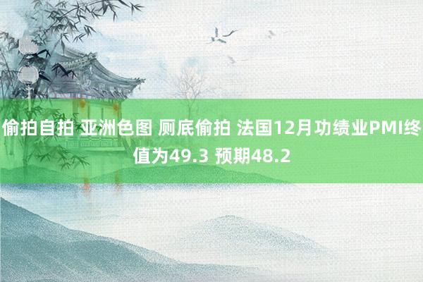 偷拍自拍 亚洲色图 厕底偷拍 法国12月功绩业PMI终值为49.3 预期48.2