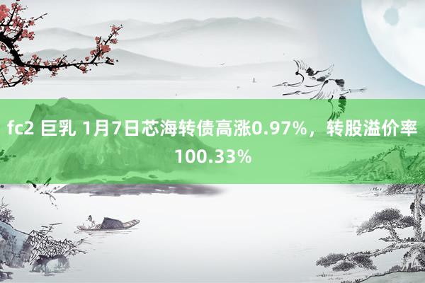 fc2 巨乳 1月7日芯海转债高涨0.97%，转股溢价率100.33%